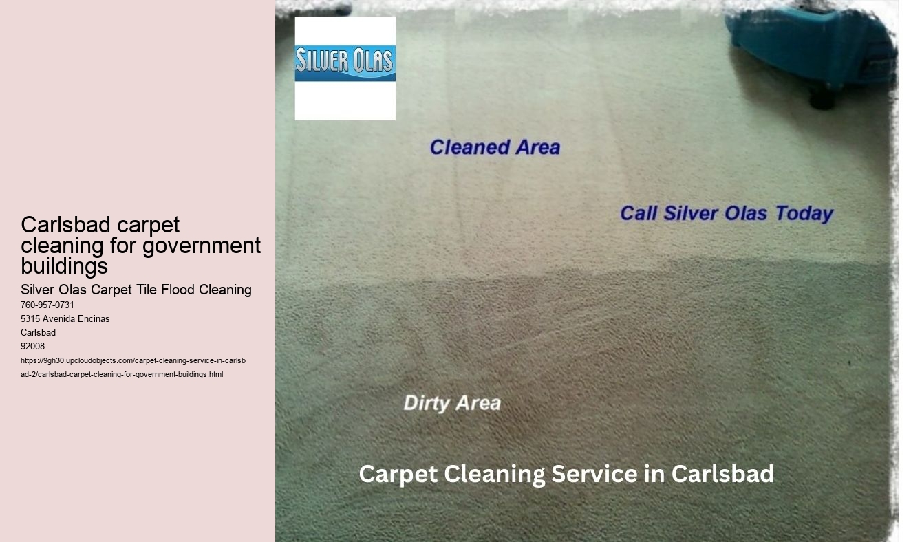 Carlsbad carpet cleaning for government buildings