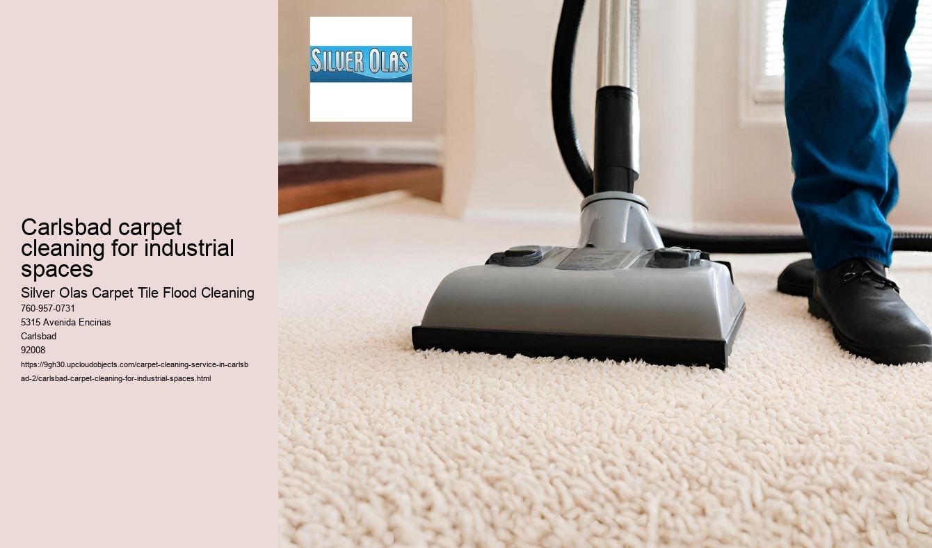 Carlsbad carpet cleaning for industrial spaces