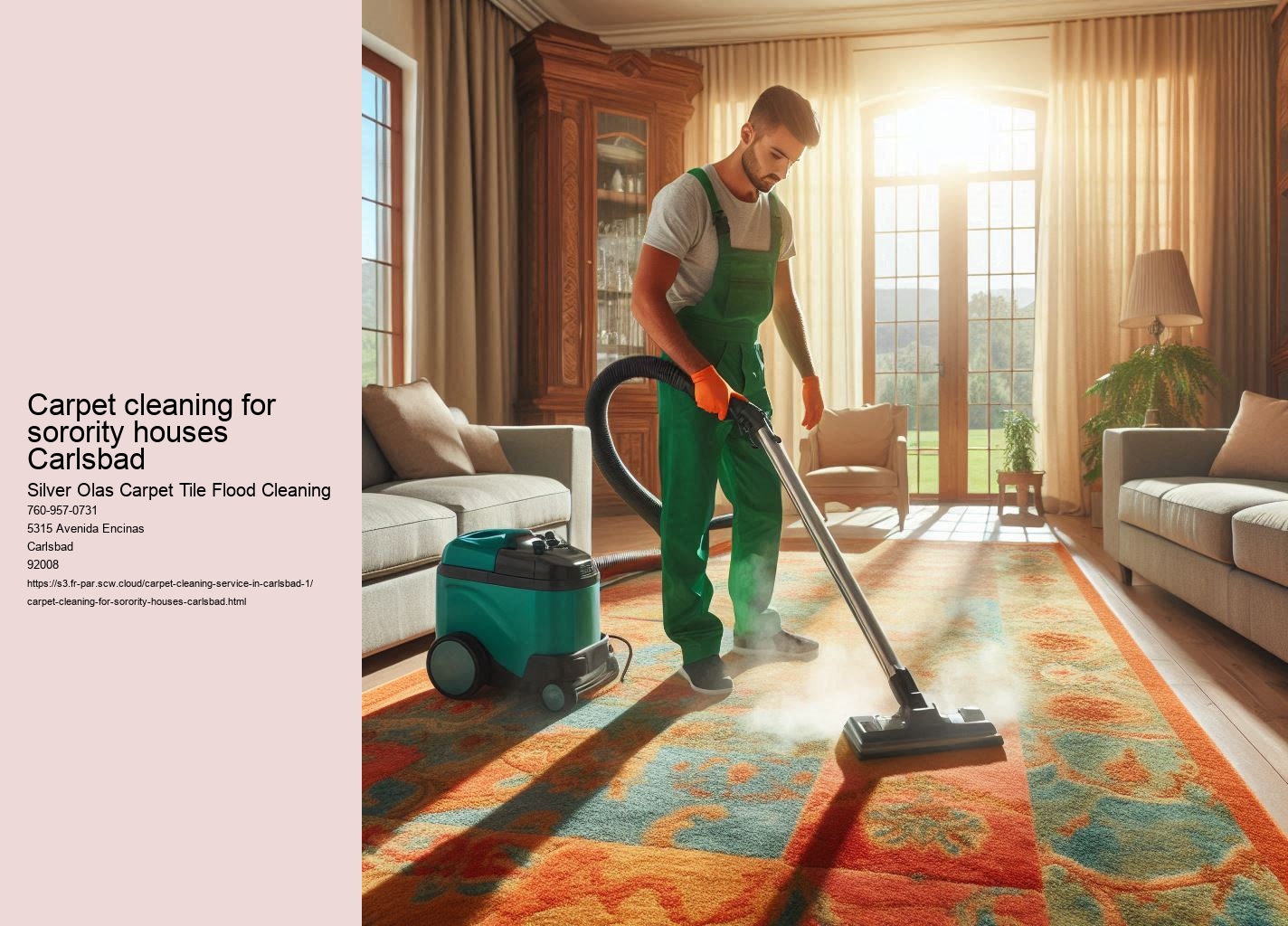 Carpet cleaning for sorority houses Carlsbad
