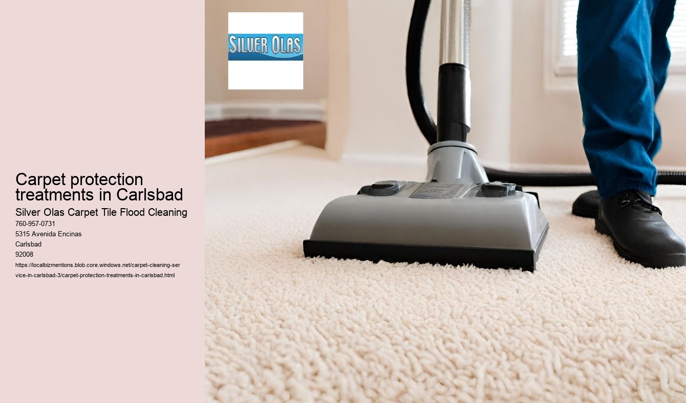 Carpet protection treatments in Carlsbad