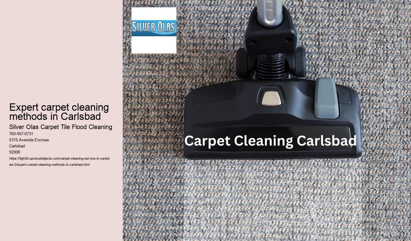 Expert carpet cleaning methods in Carlsbad