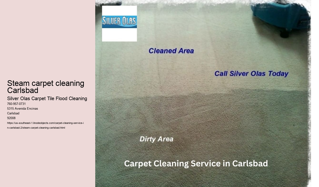 Steam carpet cleaning Carlsbad
